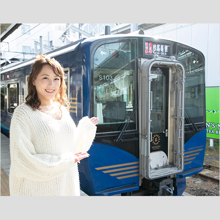 レールクイーン小林未来がこの冬gotoしたいローカル線を紹介 しなの鉄道軽井沢リゾート号 アサ芸プラス