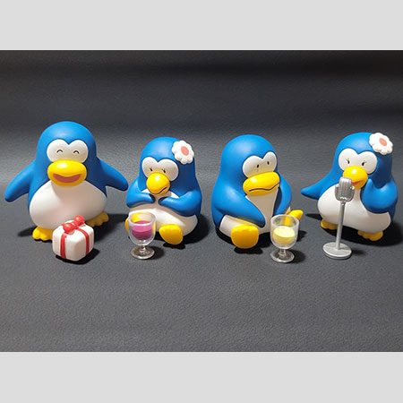 希少☆新品未開封☆サントリービール＆パピプペンギンズぬいぐるみ 