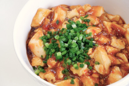 麻婆豆腐の素を使った麻婆豆腐