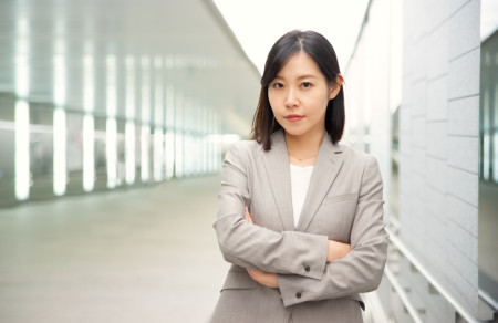 信念のある女性
