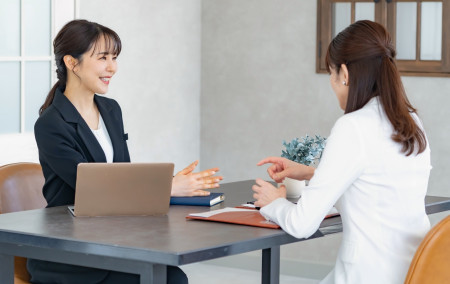家事サービスの商談風景