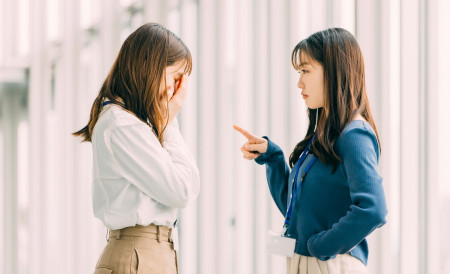 打たれ弱い女性