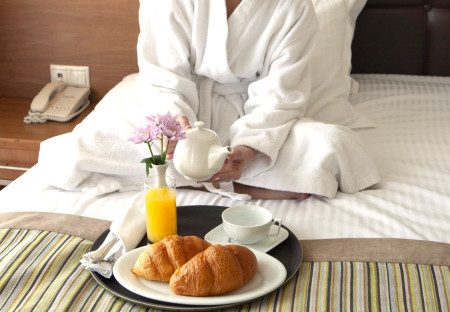 ホテルのルームサービス