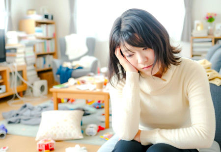大掃除をしたくない女性