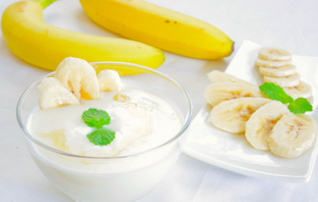 バナナヨーグルト