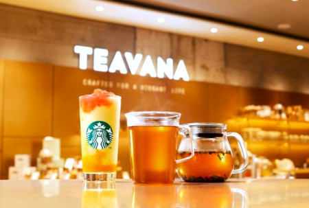 スタバのティー＆カフェ