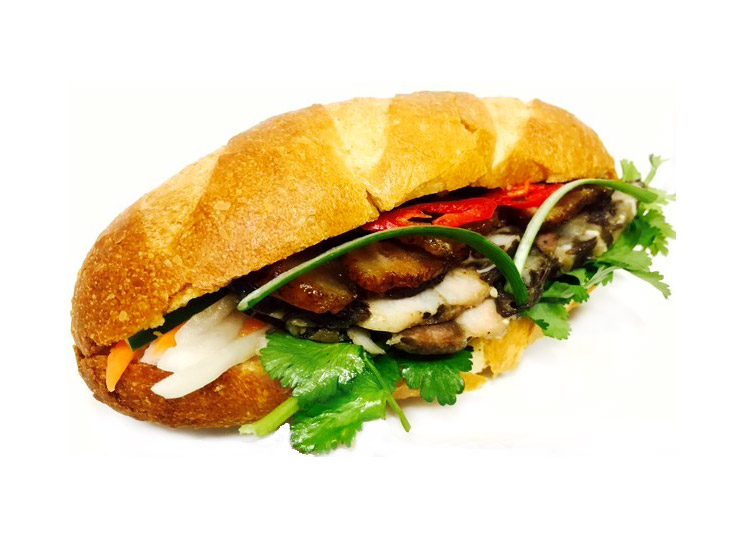 「Bánh mì Xá Xíu（バインミーチャーシュー）」500円