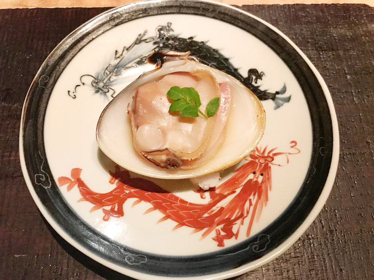 「大きな蛤 焼き」1,400円