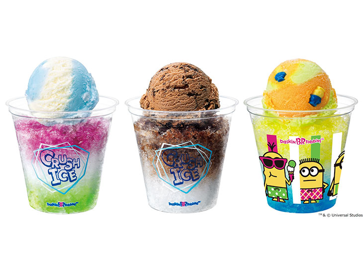 サーティワンの新作 クラッシュアイス のザクザク氷とアイスクリームのコンビがたまらない 食楽web