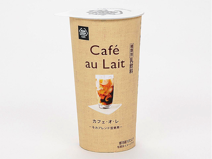 MINISTOP CAFE　カフェ・オ・レ‐モカブレンド豆使用‐（138円）