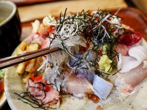 新鮮な生シラスが途中で出てきて感激します