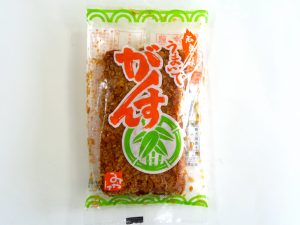 三宅水産の「みやけのがんす」（237円）は広島市内のスーパーにも並ぶ定番の練り物