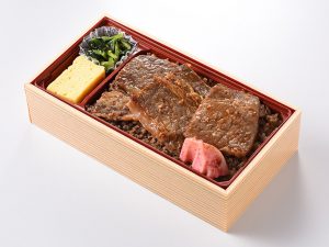 陸奥牛厚切りカルビ焼肉弁当」1,600円