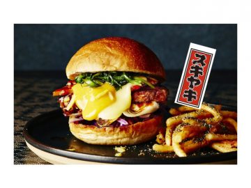 和食をアメリカンフードで再現！ “すき焼き×ハンバーガー”が『J.S. BURGERS CAFE』に登場