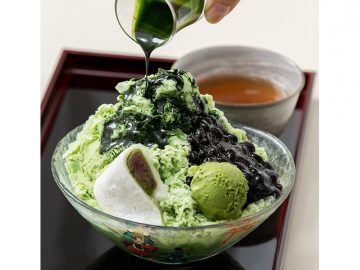 東京駅で1日限定20食『京都 福寿園茶寮』の「宇治茶のかき氷」が味わえる！