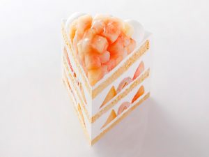 「新エクストラスーパーピーチショートケーキ」1ピース　3500円