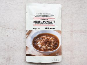 「気仙沼産ふかひれスープ」140g（1人前）490円