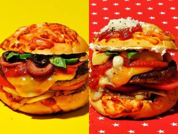 ハンバーガー専門店が本気で作る「ピザバーガー」が限定販売スタート！