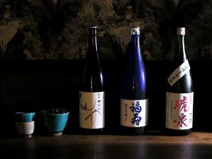 兵庫県産の銘柄を中心にそろえた日本酒