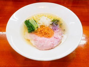 ホタテとチーズの麺道旨塩らーめん（780円）