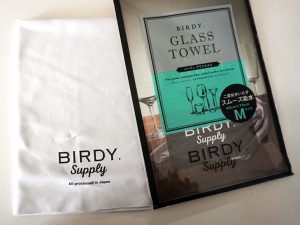 『BIRDY.』グラスタオルMサイズ（40×70cm・1900円）