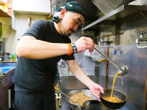 店主の田村さん「3月は坦々麺、夏はジャージャー麺など季節のメニューも楽しんで」