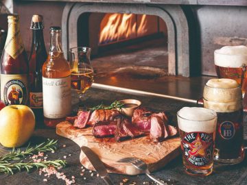 高熱石窯で焼く肉料理とクラフトビールの店『ブラウアターフェル』が竹芝にOPEN予定