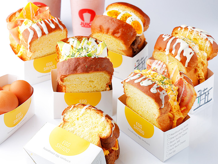 韓国no 1フレッシュジュースブランド Juicy からスクランブルエッグトーストが登場 食楽web