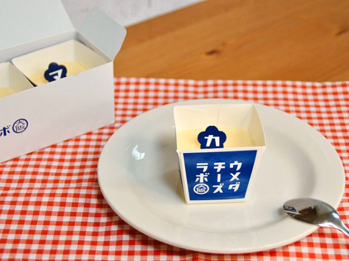 大阪の新名物 ウメダチーズラボの スプーンで食べるチーズケーキ がネットで買える 食楽web