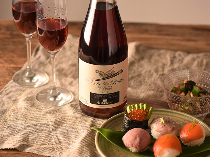 『久世福商店』のお寿司専用スパークリングワイン「スシ＆バブル」が美味しすぎる！