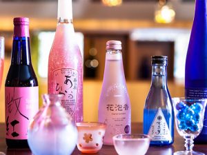 お店では約50種類、常時約20種類以上の日本酒を用意している