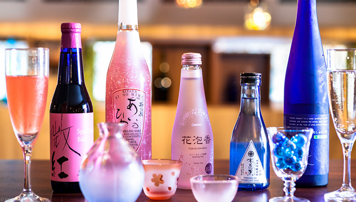 お店では約50種類、常時約20種類以上の日本酒を用意している