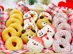 クリスピークリームドーナツのクリスマス限定ドーナツ「HAPPY HOLIDAY」が可愛すぎる！