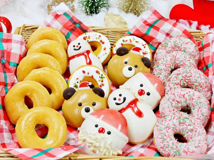 クリスピークリームドーナツのクリスマス限定ドーナツ「HAPPY HOLIDAY」が可愛すぎる！