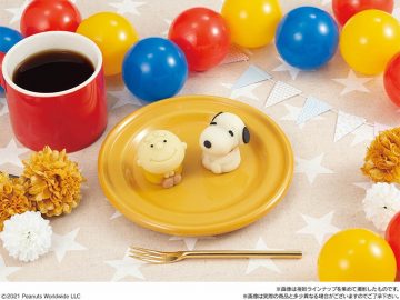 可愛いすぎ！ 食べられるマスコット和菓子「食べマス」新シリーズにスヌーピーが登場！
