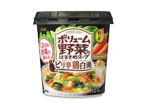 アサヒ「おどろき野菜　ボリューム野菜のはるさめスープ　ピリ辛鶏白湯」オープン価格