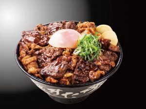 「特選W牛焼肉丼 牛ギュウ盛り」1380円