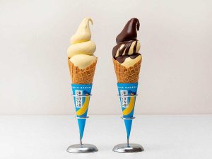 海老名PA限定の「東京ばな奈ソフトクリーム」が三芳PA期間限定で食べられる！