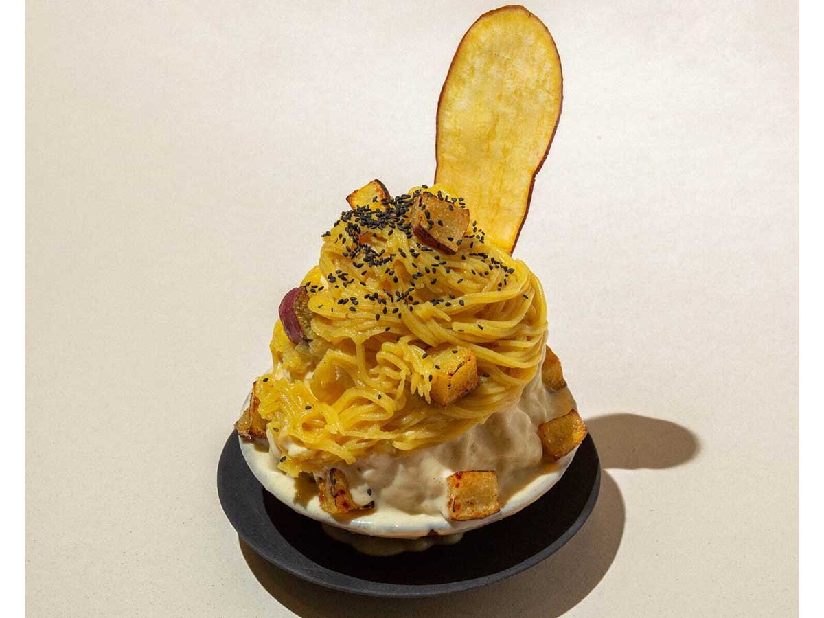 「かき氷 熟成焼き芋モンブラン」 2200円（税込）