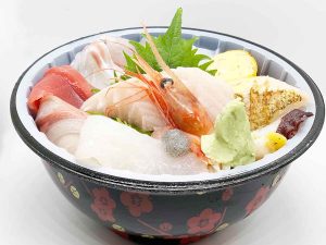 『いきいき亭』では海鮮丼や寿司類のテイクアウトもあります
