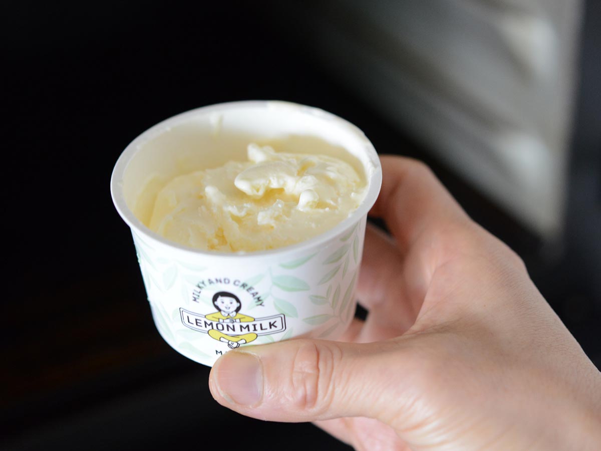 アイスは少し柔らかくなってから食べるのがオススメ。溶けるほどに素材本来の味と風味が際立ちます（食楽web）