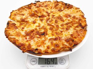 「プレーンピザ（Mサイズ）」の重量