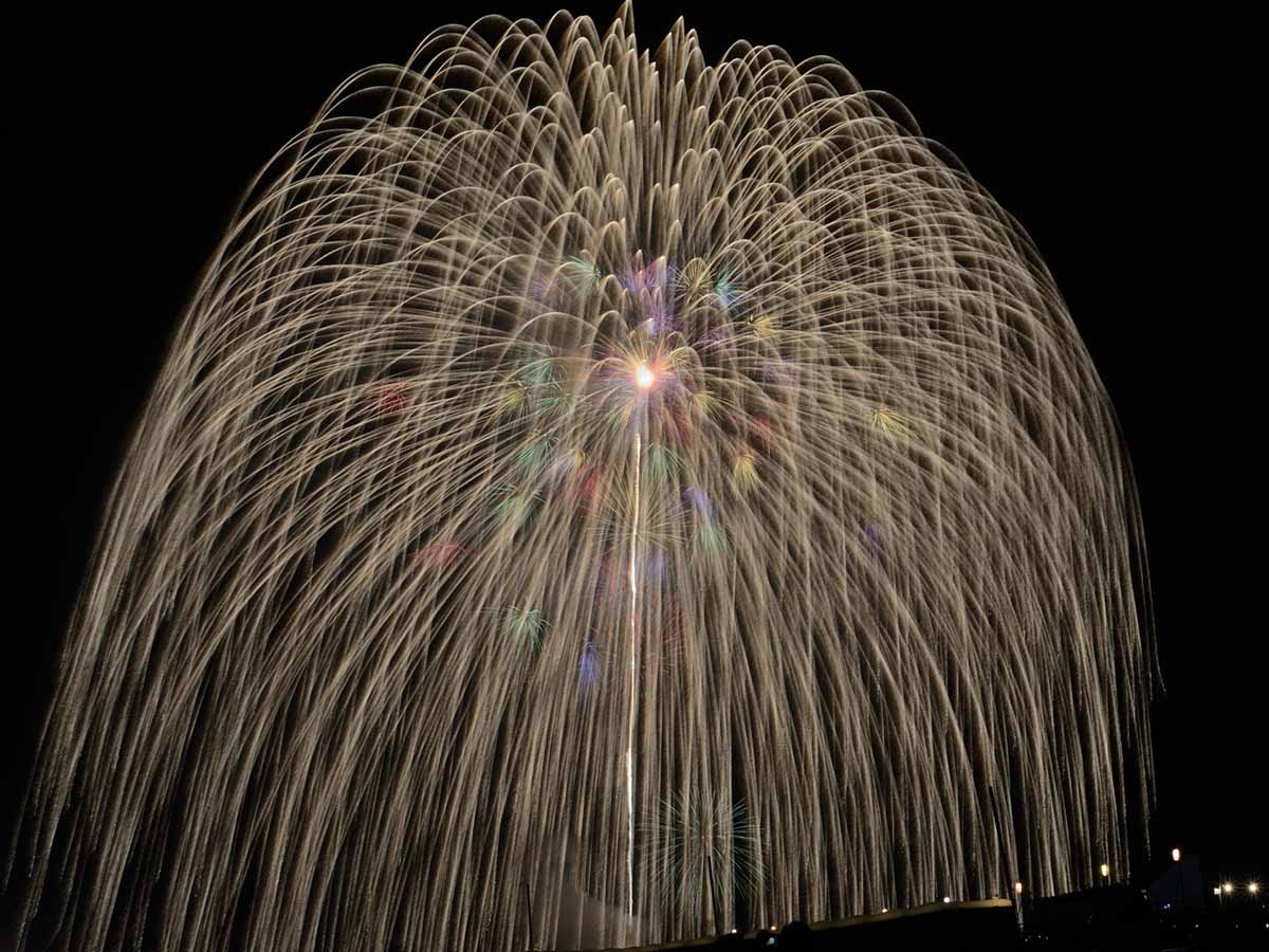 日本三大花火の一つ「長岡花火」をイメージ
