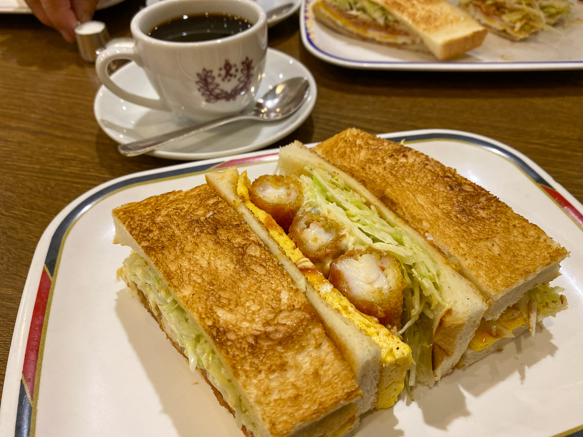 名古屋の老舗喫茶店『コンパル』の名物は「エビフライサンド」だけじゃない！ 旨すぎるハムエッグトースト＆アイスコーヒーを堪能してきた