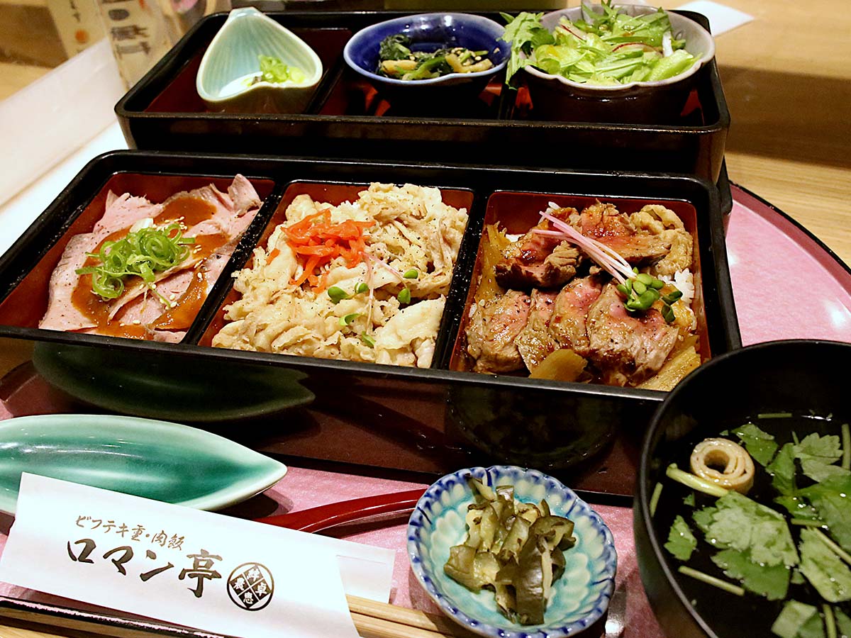 【食楽調査】大阪梅田の行列肉メシ店『ロマン亭』で食べてわかった肉尽くしの「三連重」のスゴさとは！？
