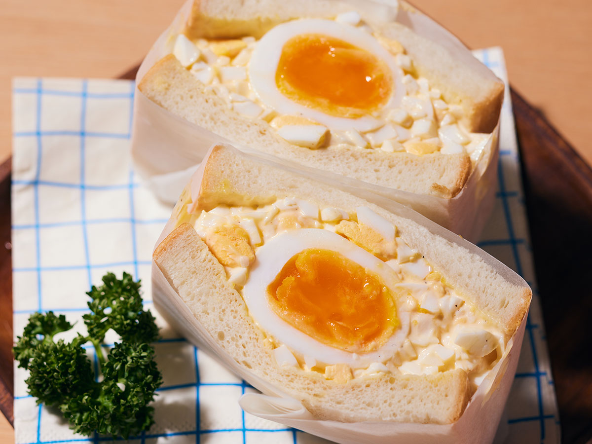 【プロ直伝】卵の旨さを200％楽しむ半熟ふわとろ「Wたまごサンド」の作り方【基本の料理】 