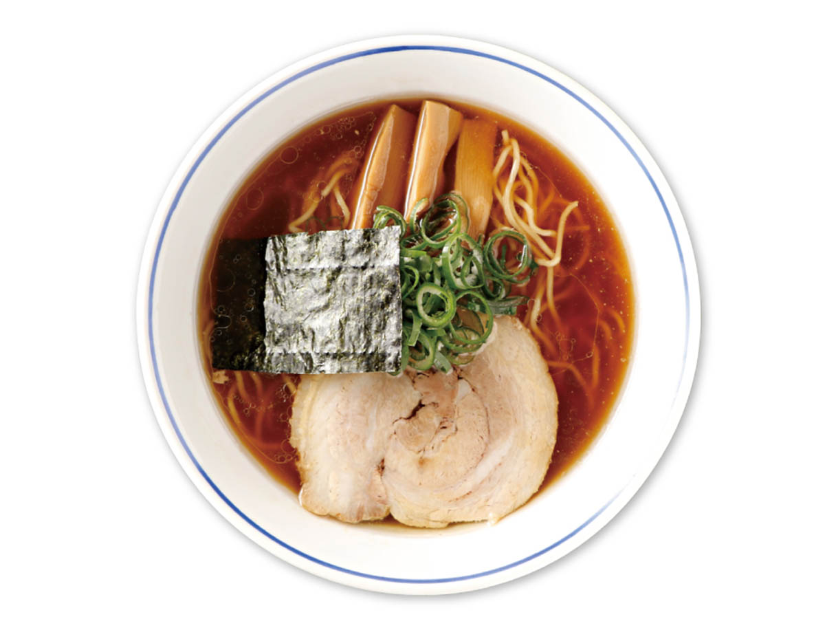 今回の『ラー博』では鵠沼時代のレシピを再現した「復刻醤油らぁ麺」を提供