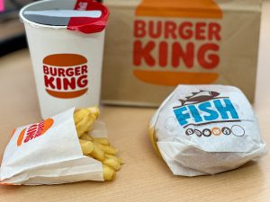 『バーガーキング』のフィッシュバーガーセット600円