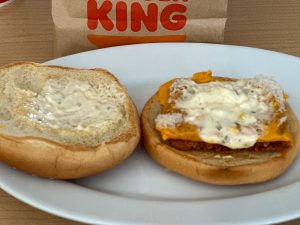 『バーガーキング』の「フィッシュバーガー」をオープン