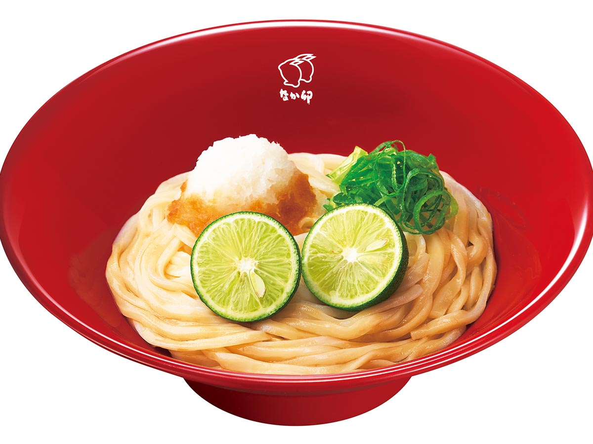 『なか卯』の「すだちおろしうどん」(食楽web)